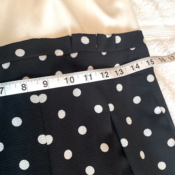 Women’s black and white polka dotted jumpsuit Size Medium - Picture 7 of 9